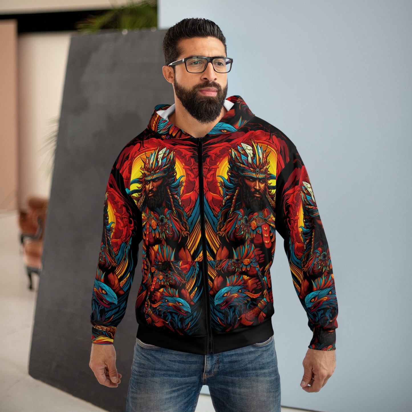 Dragon Chief Zipped Hoodie