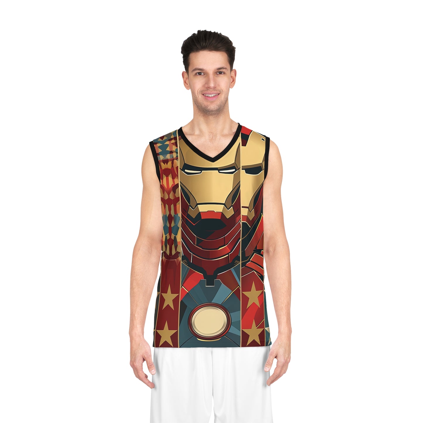 Basketball Jersey Ironman Patriot T-Shirt
