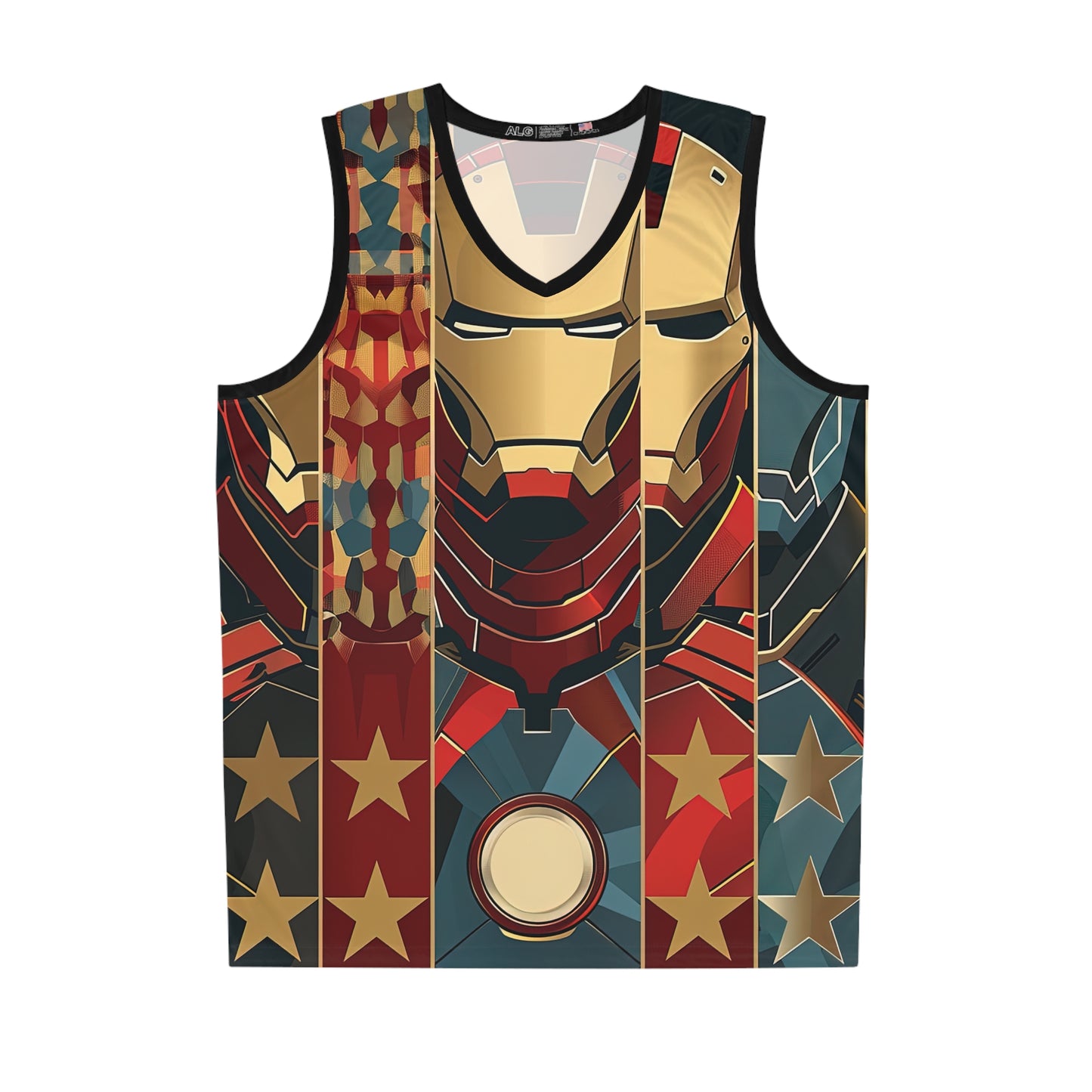 Basketball Jersey Ironman Patriot T-Shirt